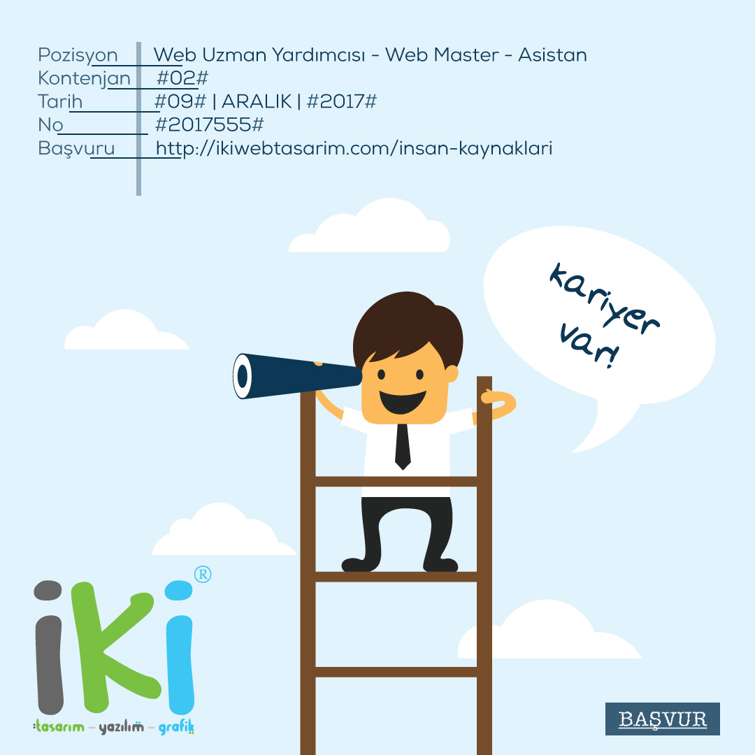 Web Uzman Yardımcısı - Web Master - Asistan
